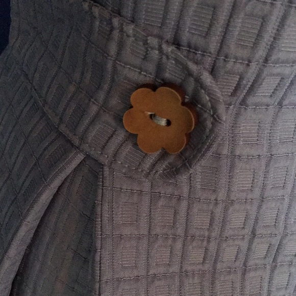 Modcloth retro mod 60s-style lavender fit & flare A-line dress office business - Picture 6 of 16